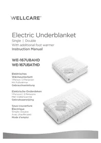 Notice Wellcare WE167UBATHD Couverture/coussin chauffant