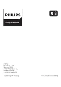 Notice PHILIPS KISKADEE Détecteur de mouvements