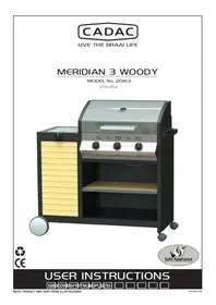 Notice CADAC MERIDIAN WOODY Barbecue