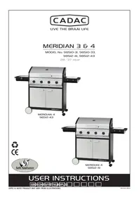 Notice CADAC MERIDIAN 3 Barbecue