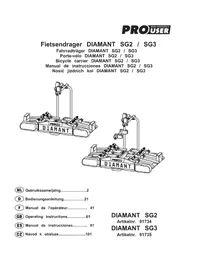 Notice Pro-User DIAMANT SG2 Porte-vélo