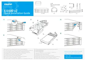 Notice QNAP EJ1600 V2 Baie de disques