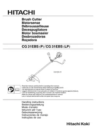 Notice HITACHI CG31EBS(P)(LA) Tosaerba