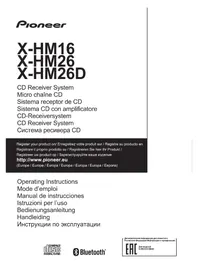 Notice PIONEER XHM16 Système audio