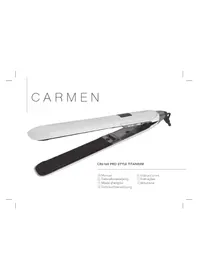 Notice Carmen PRO STYLE TITANIUM CR6160 Glätteisen