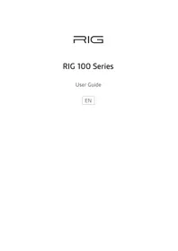 Notice PLANTRONICS RIG 100HS Casque