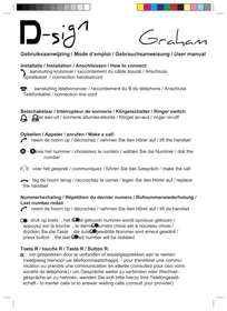 Notice PROFOON GRAHAM Téléphone