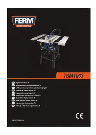 Notice Ferm TSM1033 Scie