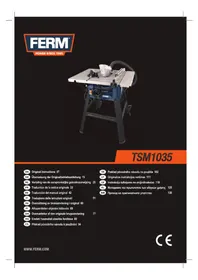 Notice Ferm TSM1035 Scie