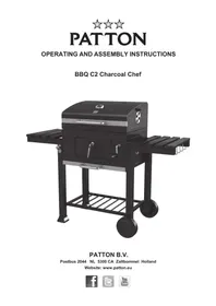 Notice Patton C2 CHARCOAL CHEF Barbecue