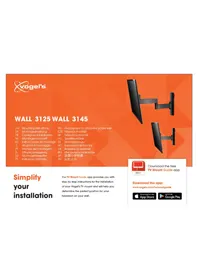 Notice VOGELS WALL 3125 Support écran plat