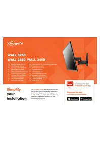 Notice VOGELS WALL 3250 Support écran plat