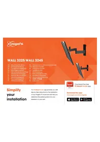 Notice VOGELS WALL 3225 Support écran plat