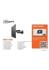 Notice VOGELS NEXT 7355 Support écran plat