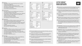 Notice CAT ACTIVE URBAN RUGGED POWERBANK Batterie portable