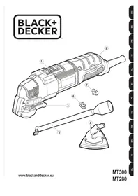 Notice BLACK & DECKER MT300 Herramientas multifunción