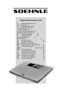 Notice SOEHNLE SHAPE SENSE CONNECT 200 Balance