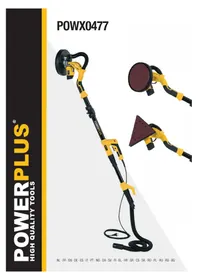 Notice PowerPlus POWX0477 Szlifierka