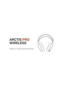 Notice STEELSERIES ARCTIS PRO WIRELESS Kask