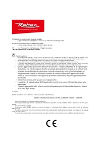 Notice Reber 10080 N Déshydrateur alimentaire