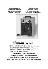 Notice Euromac EK3001 Chauffage