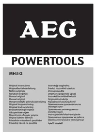 Notice AEG MH 5 G Marteau
