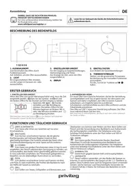 Notice PRIVILEG PBWK3 ON8V IN Ofen