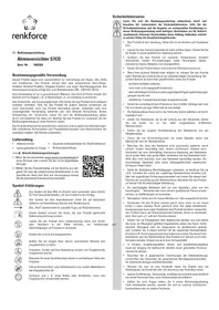 Notice Renkforce S7CD Destructeur de documents