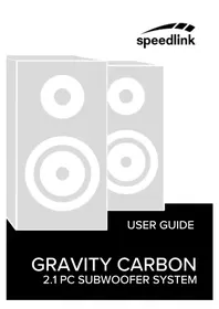 Notice Speedlink GRAVITY CARBON SL820008BK Haut-parleur