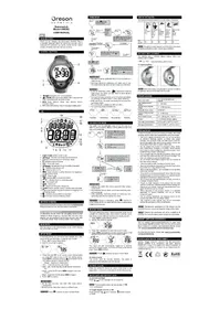 Notice OREGON SCIENTIFIC SW202 Montre connectée sportive