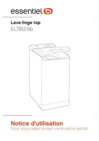 Notice ESSENTIELB ELT 6125B Lave-linge