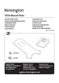 Notice KENSINGTON VESA MOUNT PLATE Station d'acceuil