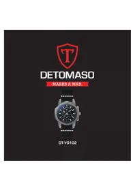 Notice Detomaso DISCOVERER II Montre