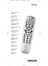 PHILIPS SRP620NC - Kauko-ohjain