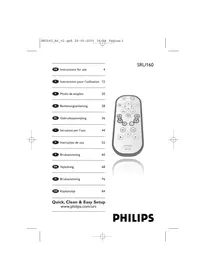 PHILIPS SRU160NC - Telecomando universale