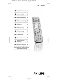 PHILIPS SRU740 - Universelle Fernbedienung