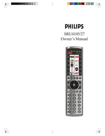 PHILIPS SRU4105 - Control remoto