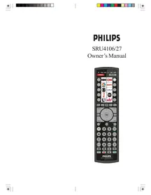 PHILIPS SRU4106 - Control remoto