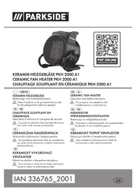 Notice PARKSIDE PKH 2000 A1 Poêle