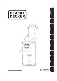 Notice BLACK & DECKER BXJE200E Presse-agrumes