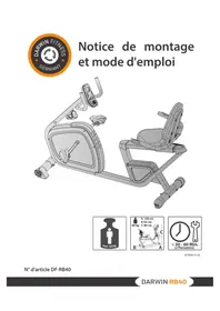 Notice Darwin RB40 Formateur de vélo d'intérieur