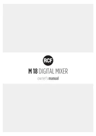 Notice RCF M18 Table de mixage