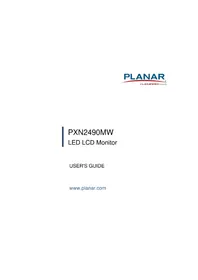 Notice Planar PXN2490MW Moniteur