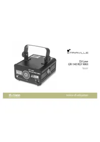 Notice Stairville DJ LASEGR140 RGY MKII Pointeur laser