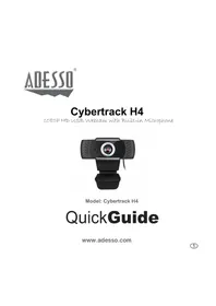 Notice Adesso CYBERTRACK H4 Webcam