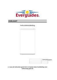 Notice Everglades EVTT121 Vriezer