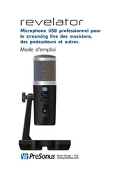 Notice PRESONUS REVELATOR Microphone