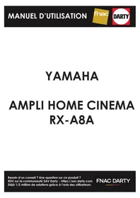 Notice YAMAHA MUSICCAST AVENTAGE RXA8A Ampli home-cinéma