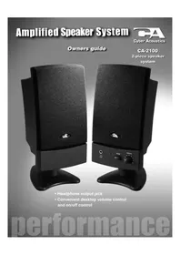 Notice Cyber Acoustics CA2100 Bouchon d'oreille