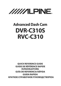 Notice ALPINE RVCC310 Dashcam